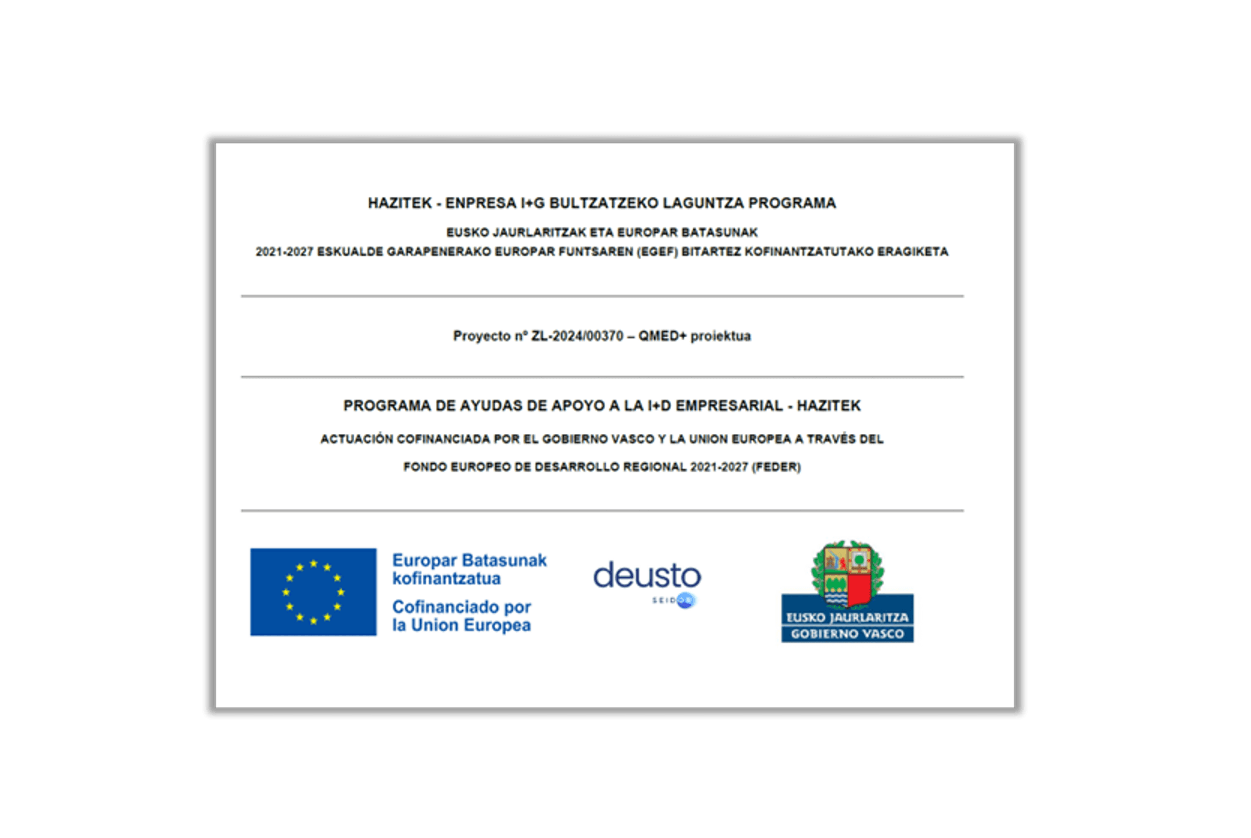 qmed certificado